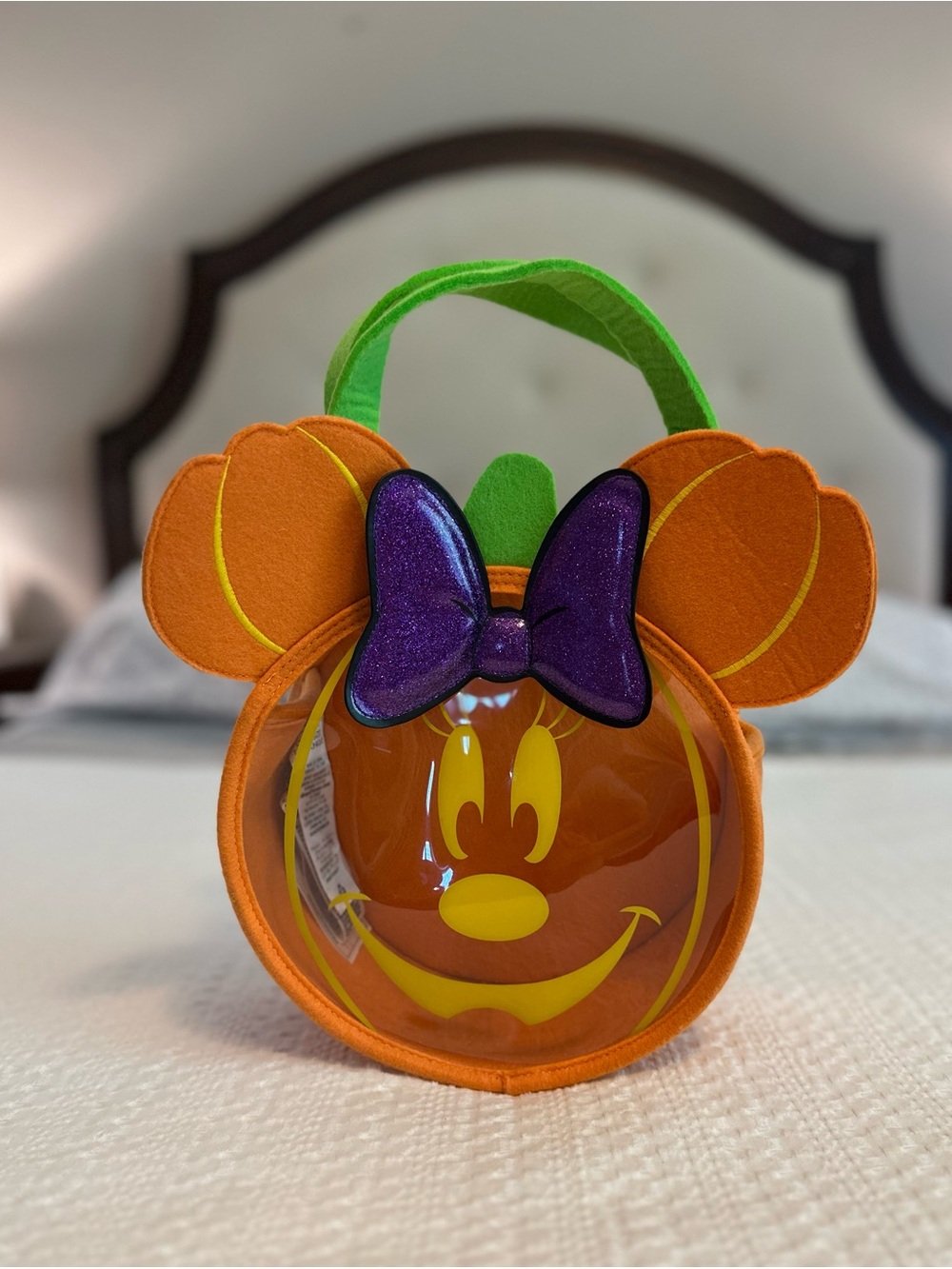 Disney Store Minnie Mouse Halloween pumpkin bag